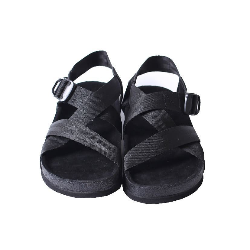 SANDAL PRIA WANITA TAPIS - KAWAY WEB SANDAL BLACK