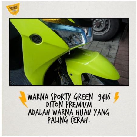 Cat Pilox Diton Premium Sporty Green 9416 400cc Hijau sepeda motor mobil helm pilok pylox pylok