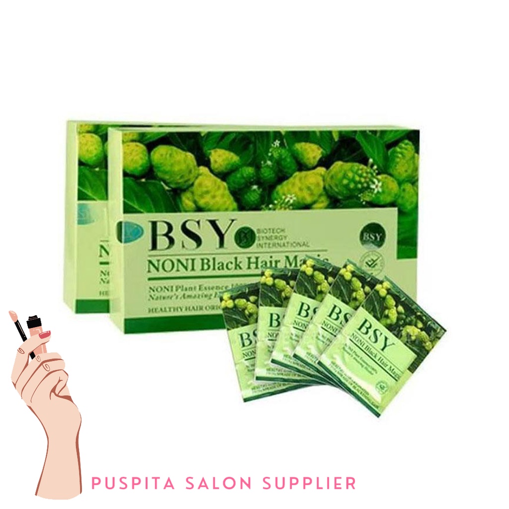 Shampo BSY Noni Original | Penghitam Rambut | Semir Uban Black Magic Shampo / BSY NONI BLACK HAIR MA