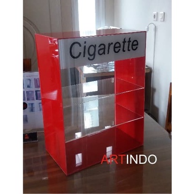 Akrilik Tempat Rokok - Rak Display