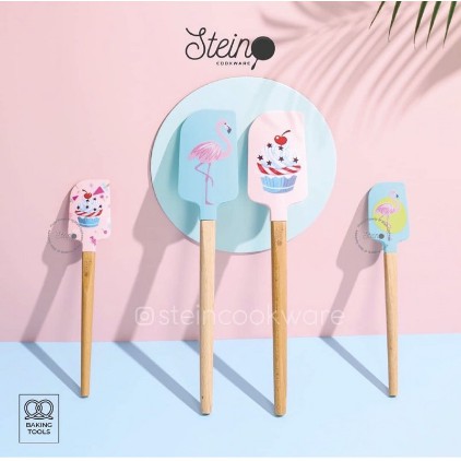 SteinCookWare Stein Spatula Muffin / Flamingo Set