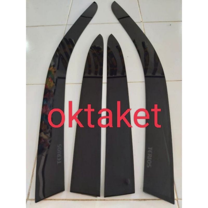 talang air Rush Terios lama old 2007 2010 2012 2015 2017 Slim hitam