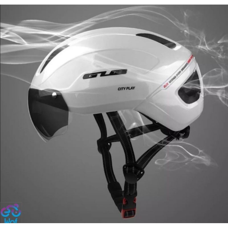 SIAP KIRIM TERMURAH Helm Sepeda Aero GUB city Play Visor Magnetic helm sepeda GUB UNISEX