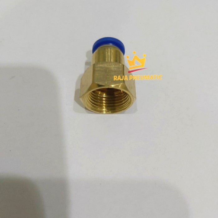 FITTING NEPEL LURUS DRAT DALAM 1/2 INCH BUAT SELANG 10MM