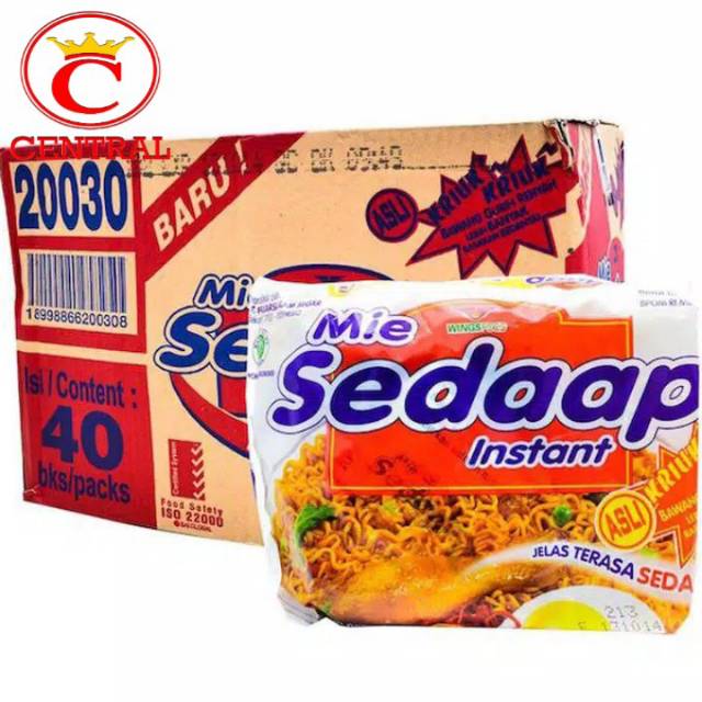 

MIE SEDAP GORENG INSTANT 1 KARTON/centraltrenggalek