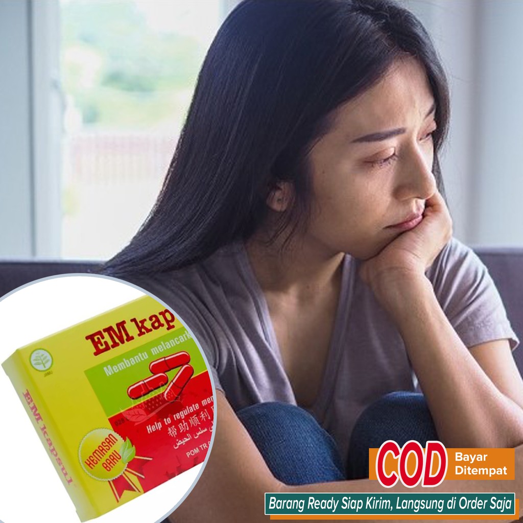 Obat Terlambat Bulan Memperlancar Haid Menstruasi Pereda Nyeri Haid Dilep ~ EM Kapsul