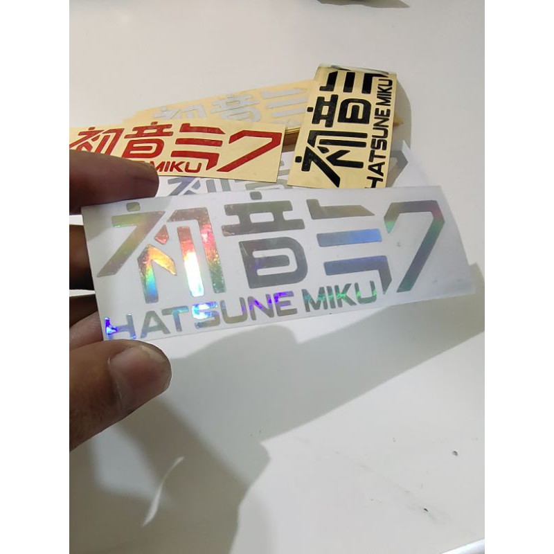 STICKER HATSUNE MIKU CUTTING
