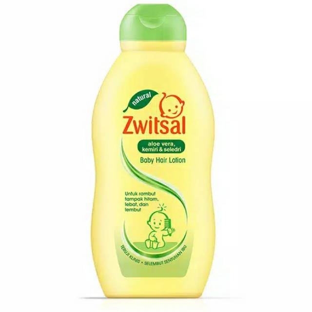 ZWITSAL BABY NATURAL HAIR LOTION BAYI ALOE VERA KEMIRI SELEDRI 200ML