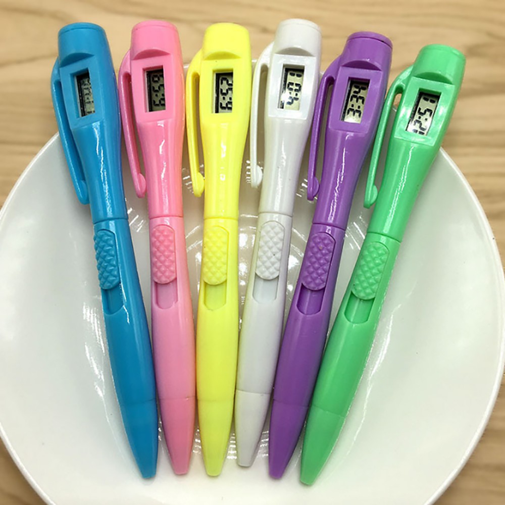 

ALAT TULIS CUTIE 3 Pcs/SET Bolpoin dengan Jam Digital Jam Elektronik Pena Pena Ujian Menonton Pena