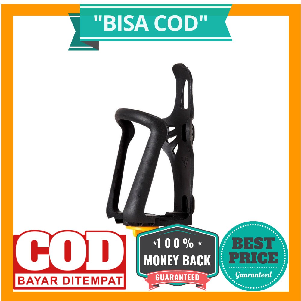 BISA COD TaffSPORT Holder Botol Minum Sepeda Adjustable MTB - TMD05B - Black