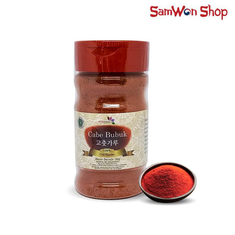 

Terlaris Gochugaru Halus 50 Gram - Bumbu Masak Bubuk Cabe Khas Korea