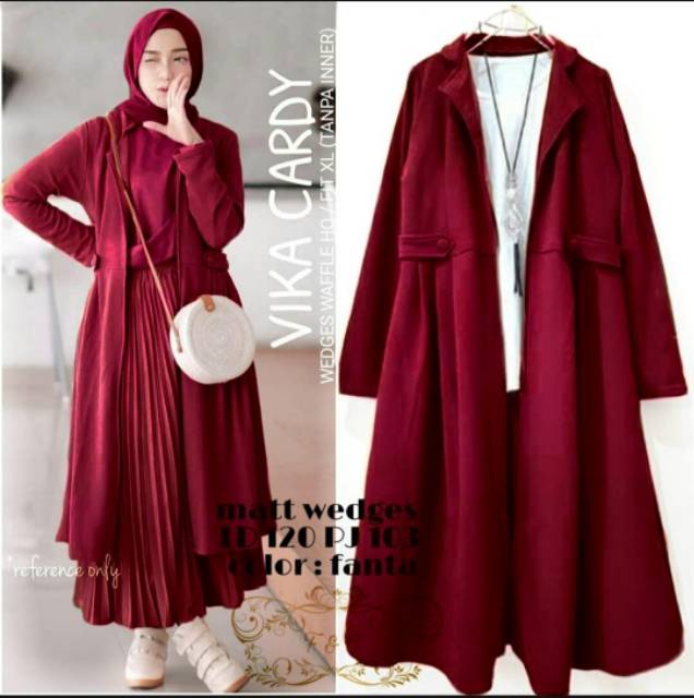 OUTER CARDI VIKA LONGCADIGAN RIFKA BABYTERRY FEHM