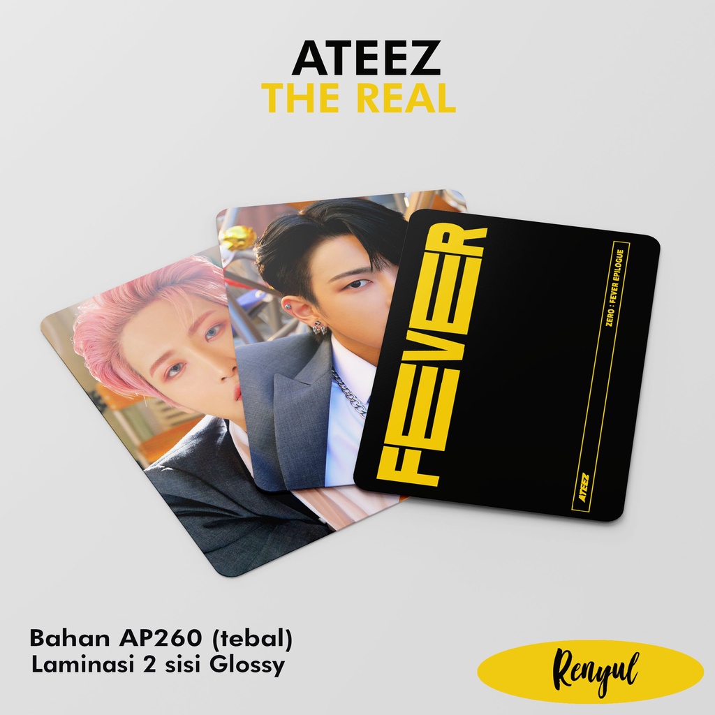 [isi 16] Photocard Ateez Deja Vu // Eternal Sunshine // THE Real