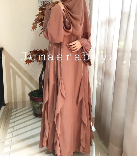 Abaya rumbai payet