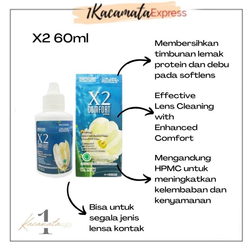 CAIRAN PEMBERSIH AIR SOFTLENS X2 60 ML