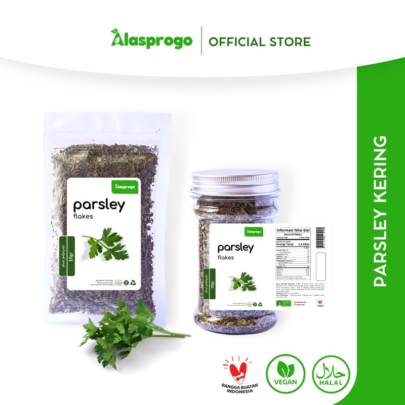 

Alasprogo Parsley / Dried Parsley Flakes / Daun Peterseli