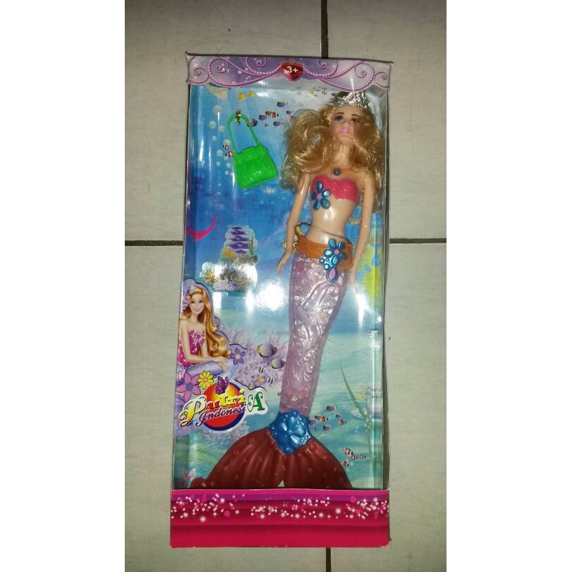 Boneka Barbie Mermaid Putri Duyung Indonesia