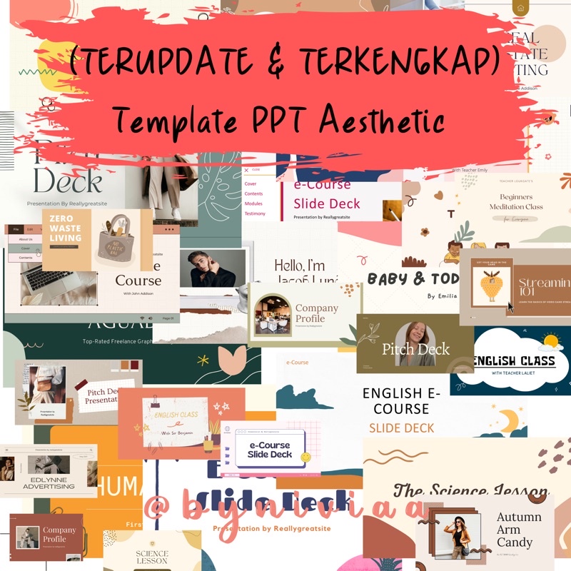 

150+ Template Powerpoint PPT Aesthetic (Terbaru & Terlengkap)