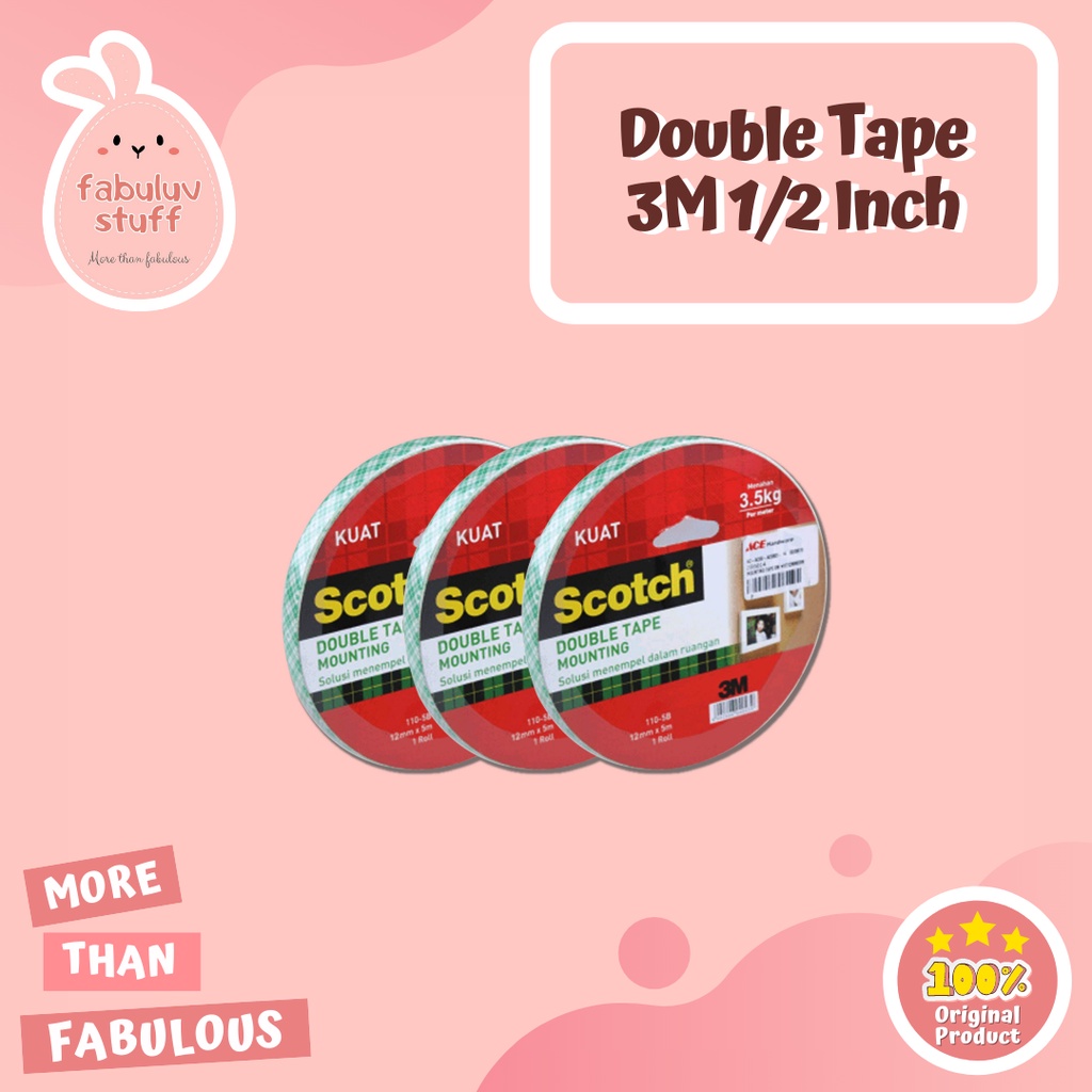 

ATK ~ Double Tape Foam 3M Batik 1/2 in