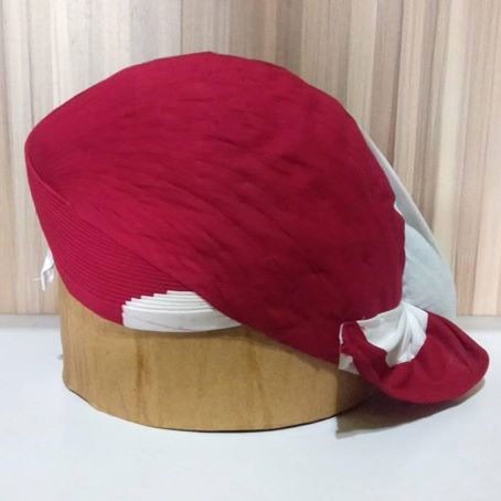 Blangkon Lipat Alusan Merah Putih Nusantara