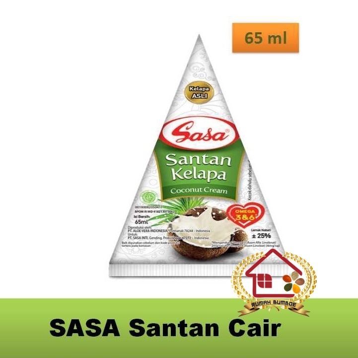 

(65 ml) SASA SANTAN CAIR Santan Cair Kelapa Instant