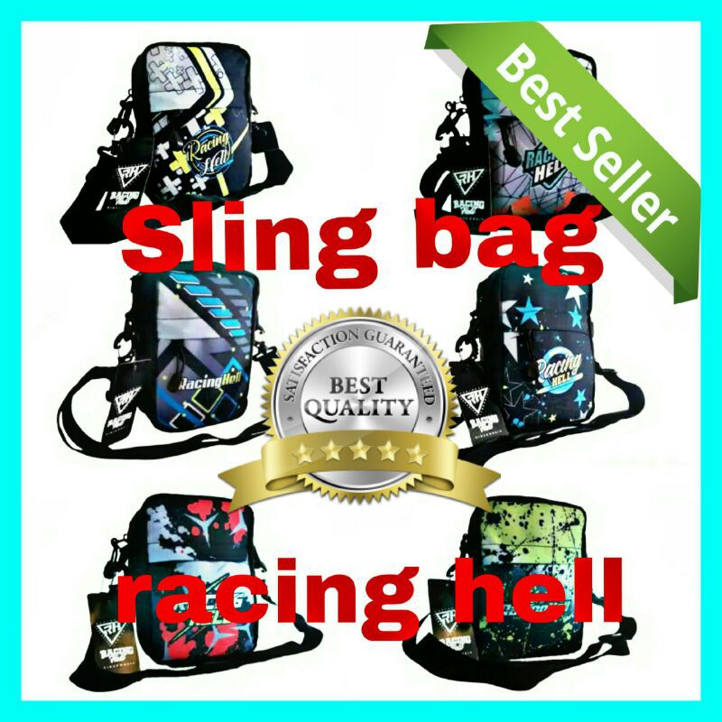 Tas racing hell/tas slingbag/waist bag racing hell