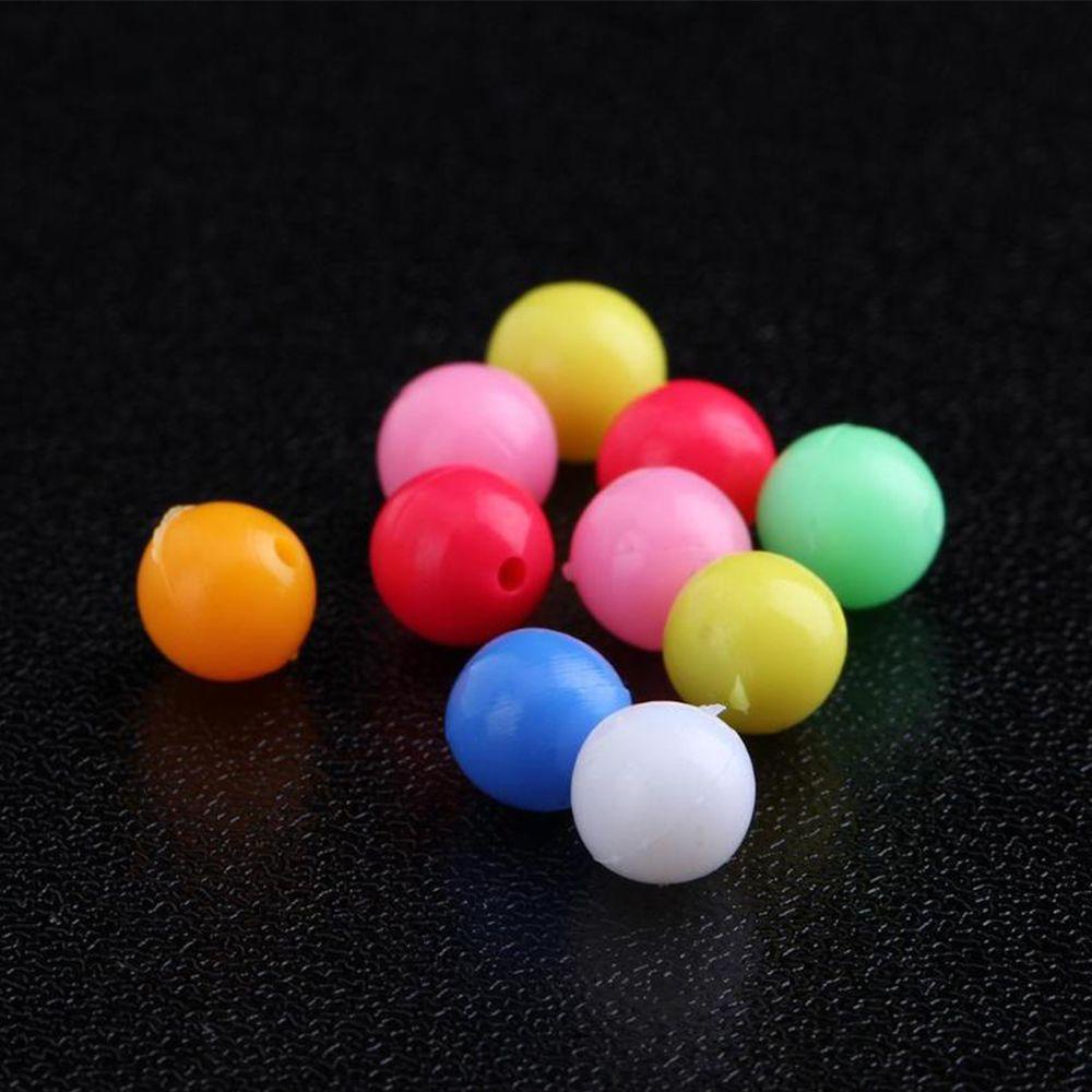 WONDER 100pcs Manik-Manik Silang Pancing Baru Sumbat Bulat Double Mutiara