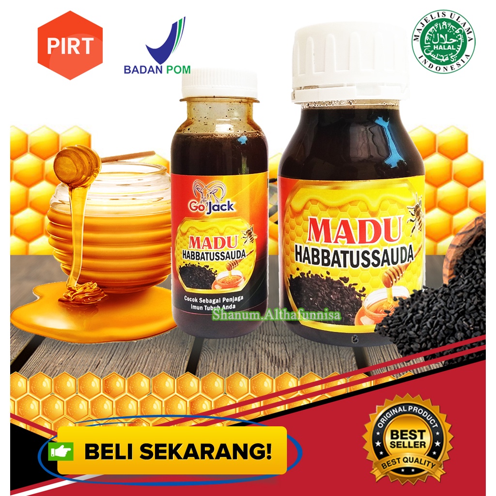 

MADU HABBATUSSAUDAH JINTAN JINTEN HITAM / HABATUSAODAH GO JACK 130 GRAM PEMULIHAN PENYAKIT KANGKER DAN MENINGKATKAN KEKEBALAN TUBUH