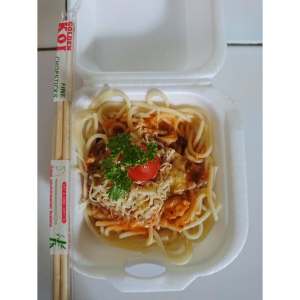 

Spaghetti bolognaise paket hemat kid's menu Ala Arin Arkan food