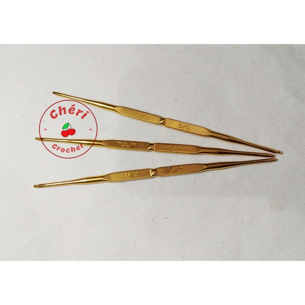 Jarum Rajut/Hakpen/Hakken/Alat Rajut/Hakpen Tulip 2/0-3/0