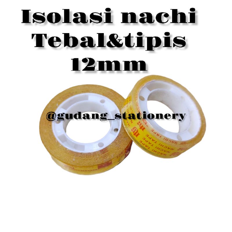 

isolasi nachi tebal&tipis 12mm(perbiji)
