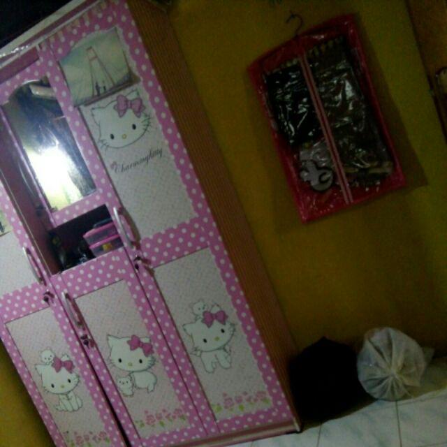 [set 3in1 Karakter] | Hbo Hso Hjo | Rak Sepatu Rak Tas Dan Gantungan Jilbab Karakter Full Resleting