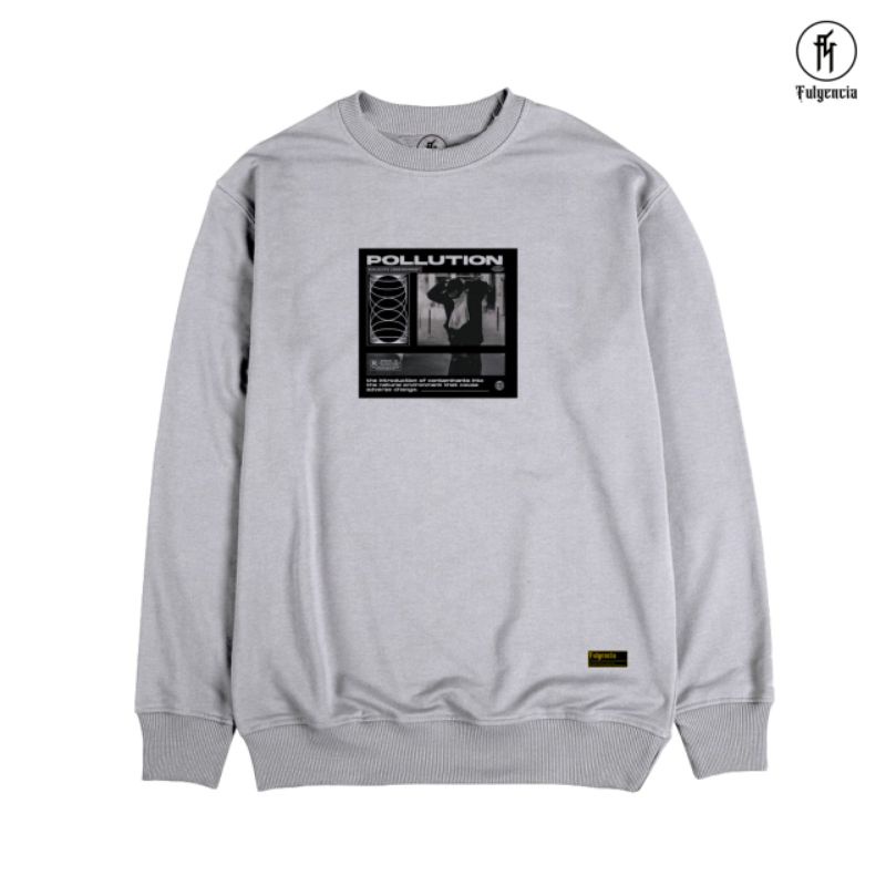 CREWNECK POLLUTION ORIGINAL FULBENCIA | SWEATER CREWNECK CASUAL ORIGINAL