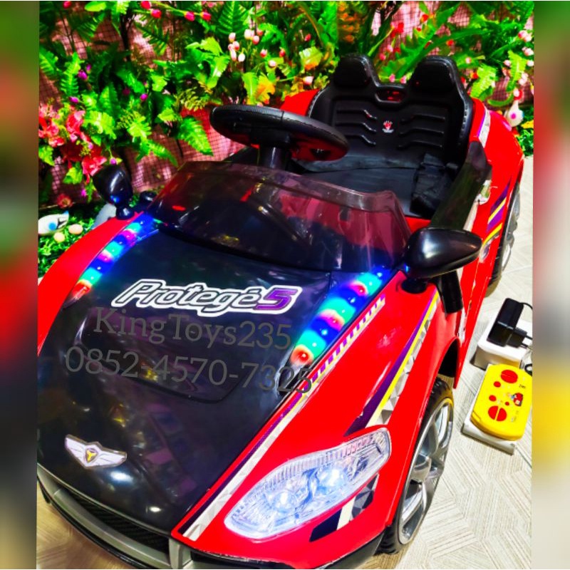 Mobil Aki Besar Mesin Remot Remote Kontrol Control M7688 Pedal Gas Jalan Sendiri Musik Lampu Sabuk