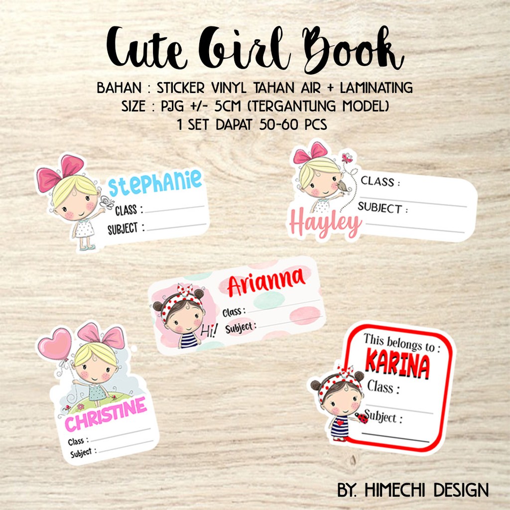 

Sticker Nama Untuk Buku Pelajaran Sekolah