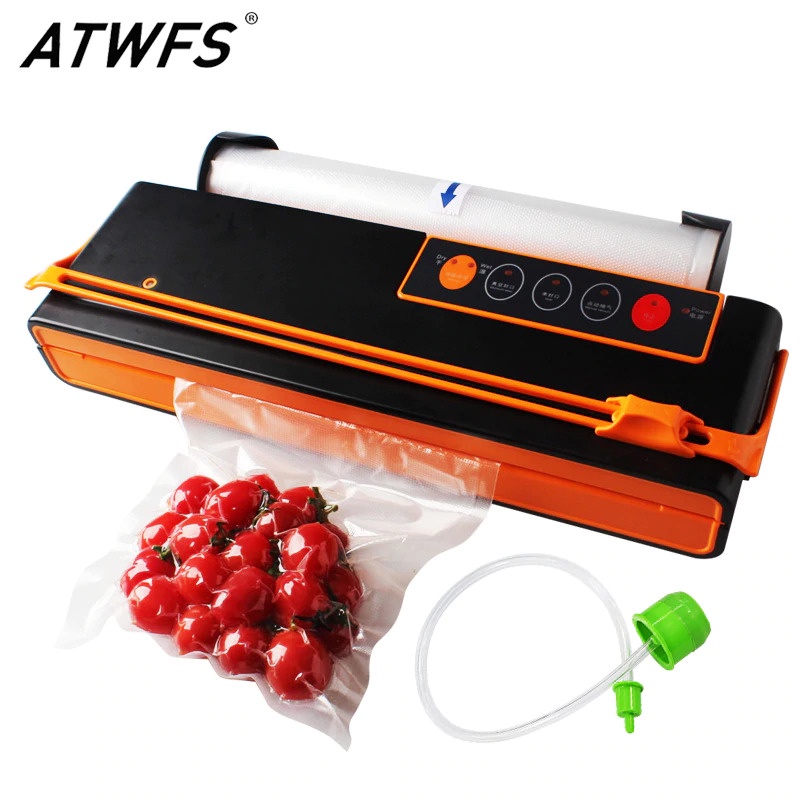 Vacuum Sealer Makanan Automatic Cutting Multifungsi with 10 Bags