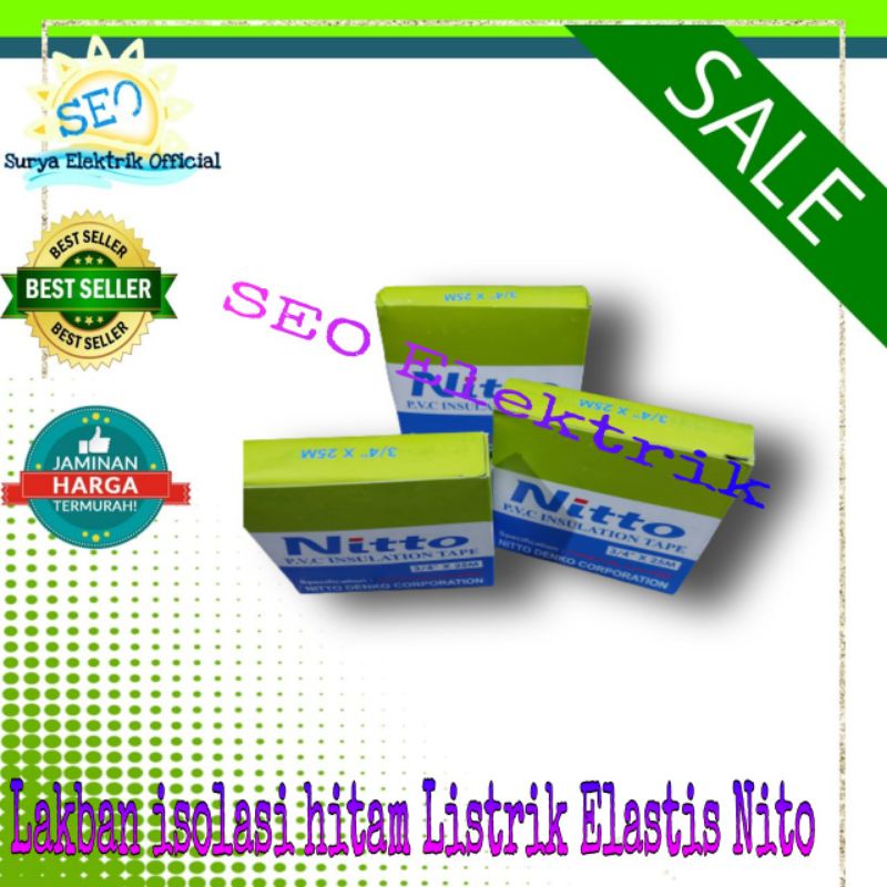

Isolasi Hitam Listrik yang sangat elastis Nito