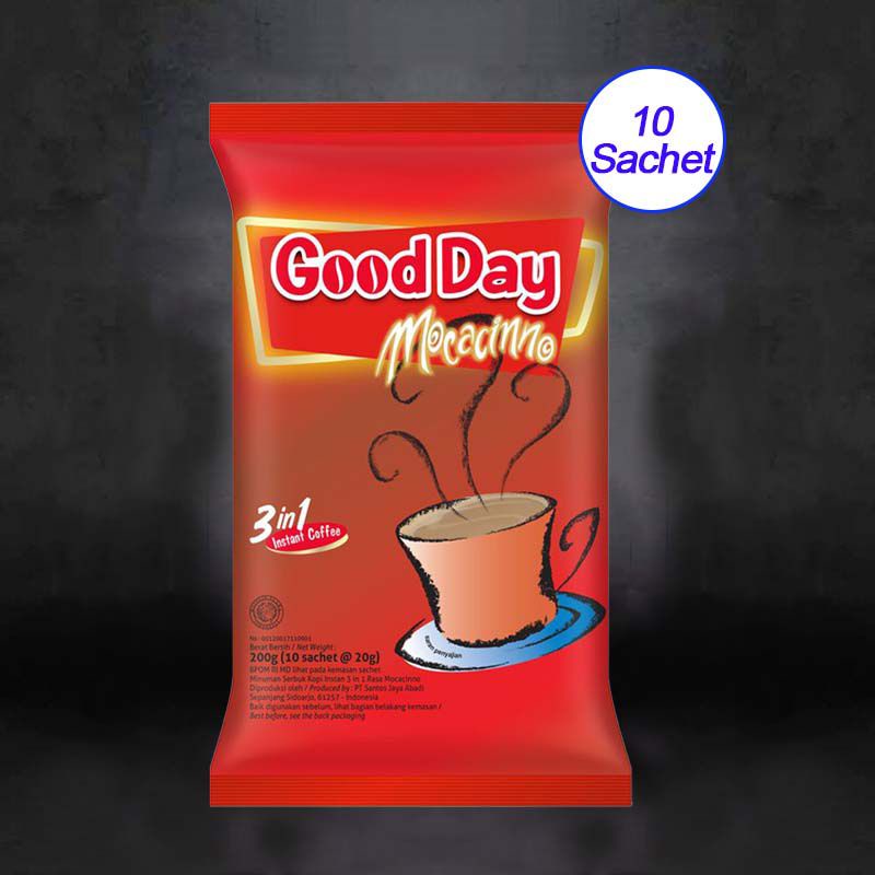 

GOOD DAY MOCCACINO sachet 20gr Renceng [isi 10pcs]