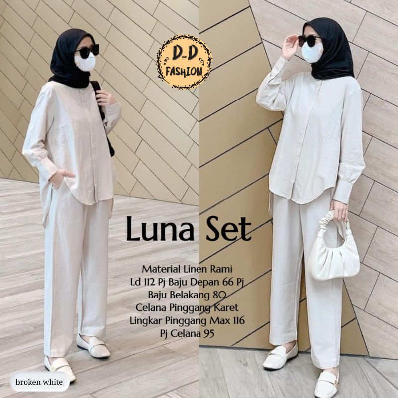 LUNA/DELISHA SET SET BAJU WANITA TERBARU