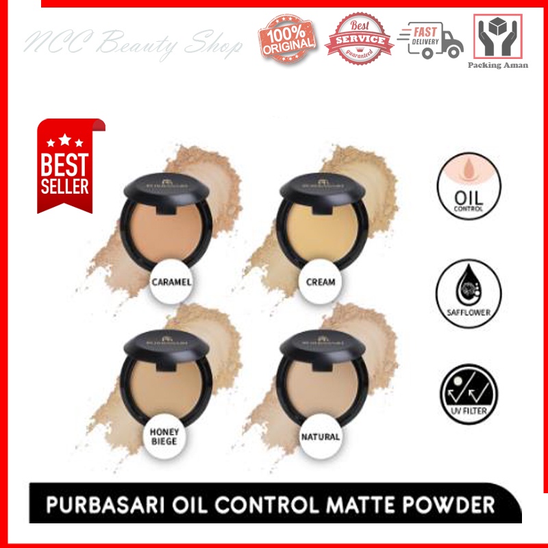 * NCC * Purbasari Oil Control Bedak Matte Powder - Hydra Series - Netto 12 gr