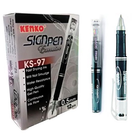 

Kenko Gel Sign Pen Executive KS-97 0.5 / Bolpen Tanda Tangan