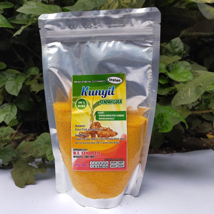 

Dijual Minuman Herbal Kunyit Rendah Gula Instant Original 200gr Diskon