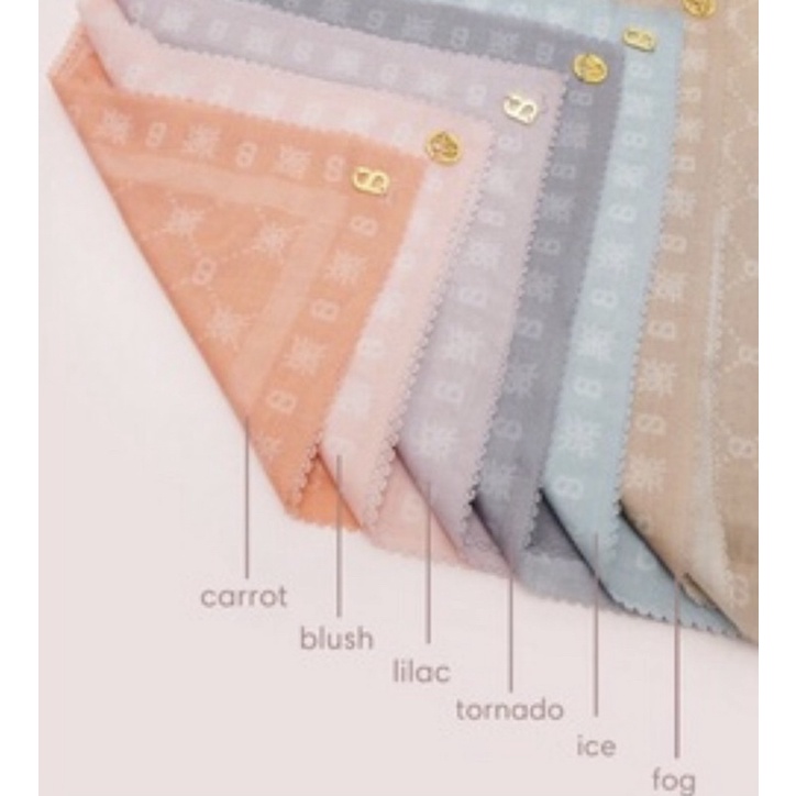 The Xanadu Monogram Scarf VOAL by Buttonscarves X Ria Miranda