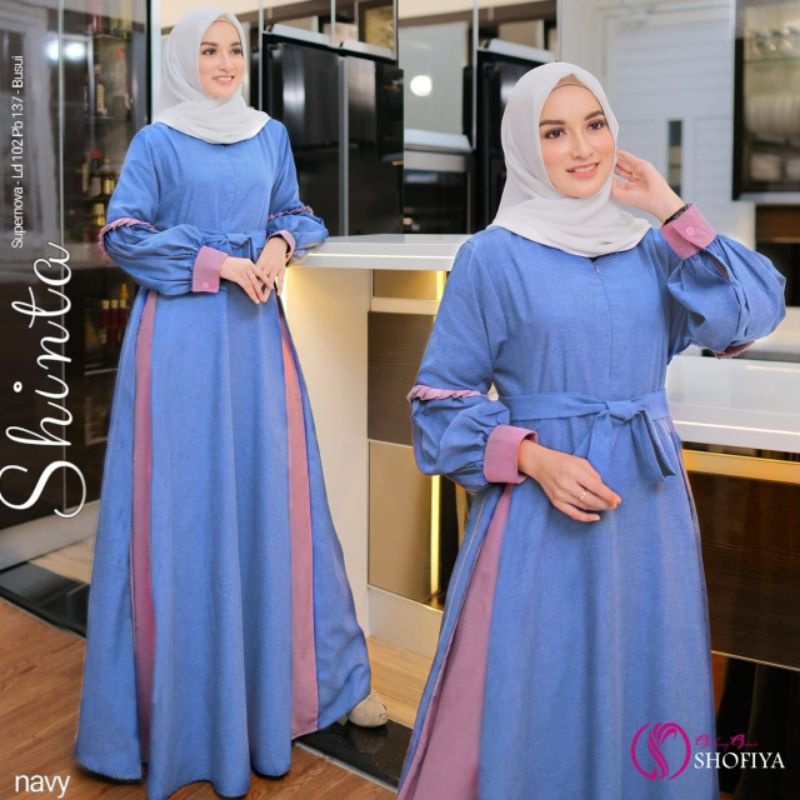 GAMIS CEWEK MURAH SHINTA DRESS BY SHOFIYA SOLO