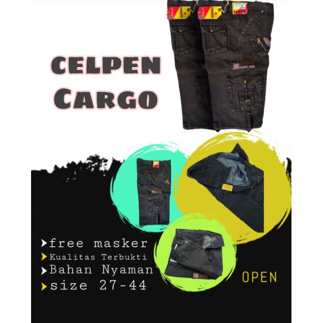 COD√CELANA CARGO PENDEK PRIA PDL GUNUNG KIMPUL KARGO CELANA CARGO LEVIS KIMPUL KARGO PENDEK CELA