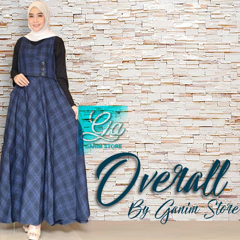 [Type GH 9Ja 3_a1a] Long Outer Gamis Muslim Syar'iOuter Overall Dress Busui Muslim Baju Muslim moder