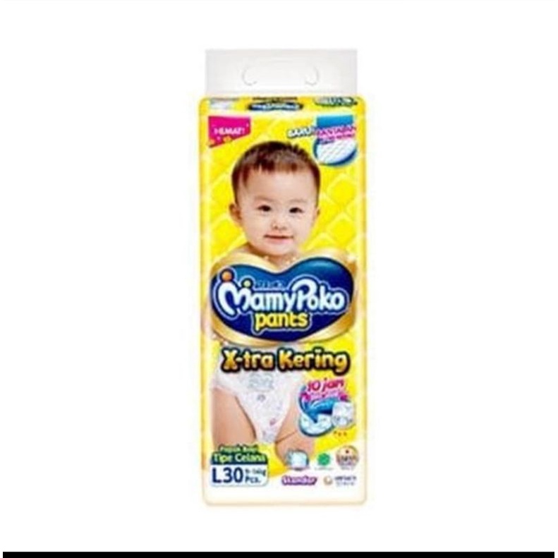popok diapers pampers momy poko Xtra kering pants S,M,L,XL  uk M3