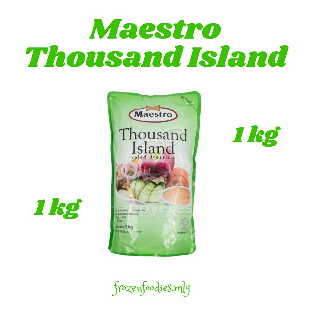 

Maestro Thousand Island 1 Kg - Mayones Ready Malang