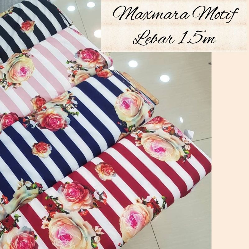 Kain Maxmara Motif Premium