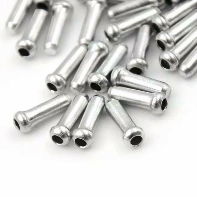 Tutup ujung kabel end cap / cup almunium